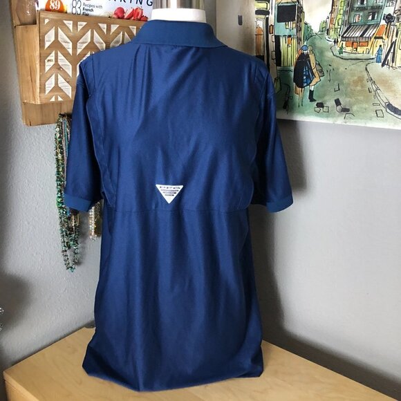 COLUMBIA PFG Vented Polo Shirt - Picture 3 of 10